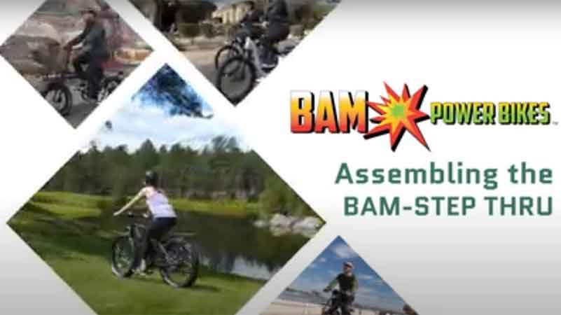 BAM Step Thru Electric Bike Assembly