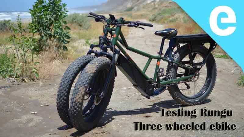 Testing Rungu three wheeled ebike